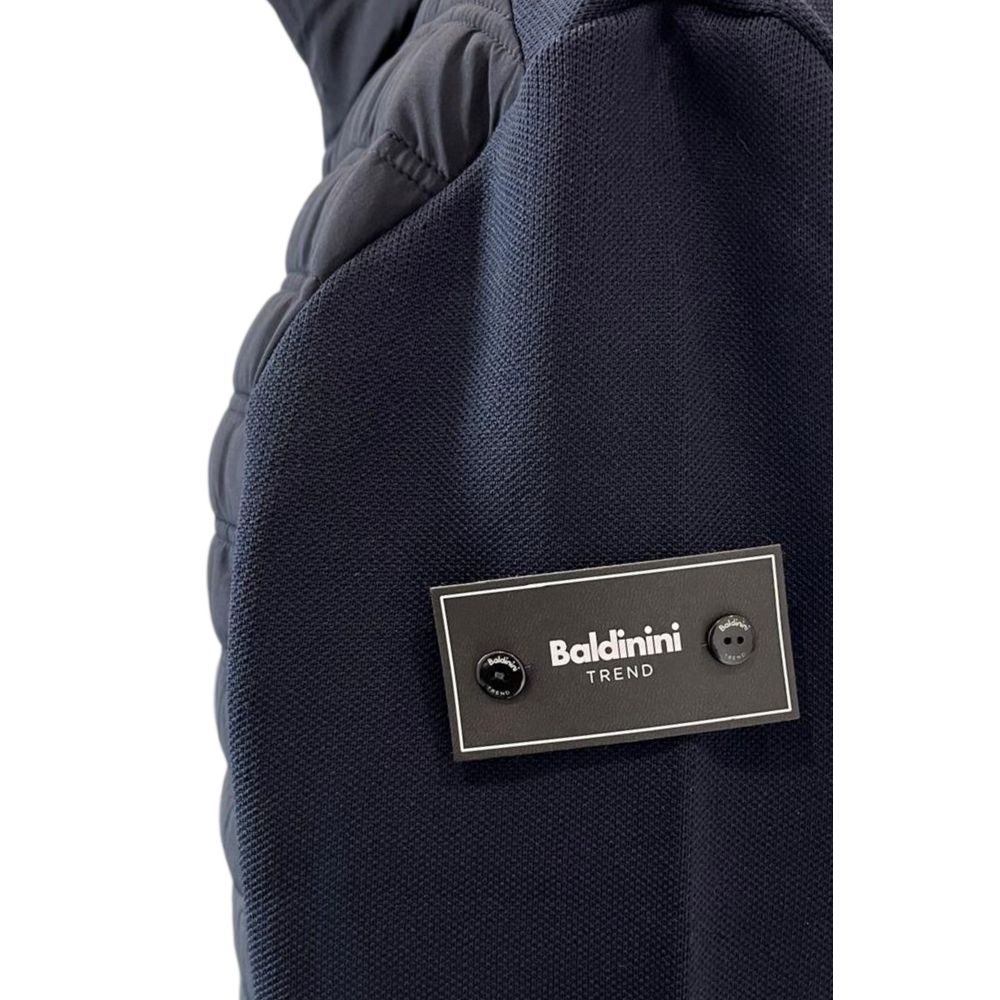 Blå Baldinini Trend jakke i polyester til herre