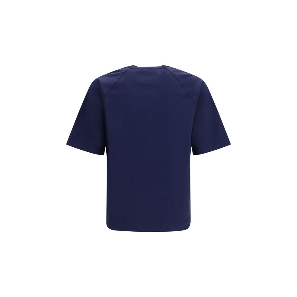 Blå C.P. Company T-shirt i merceriseret bomuld