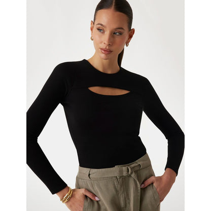 Guess Black Viscose Tank Tops