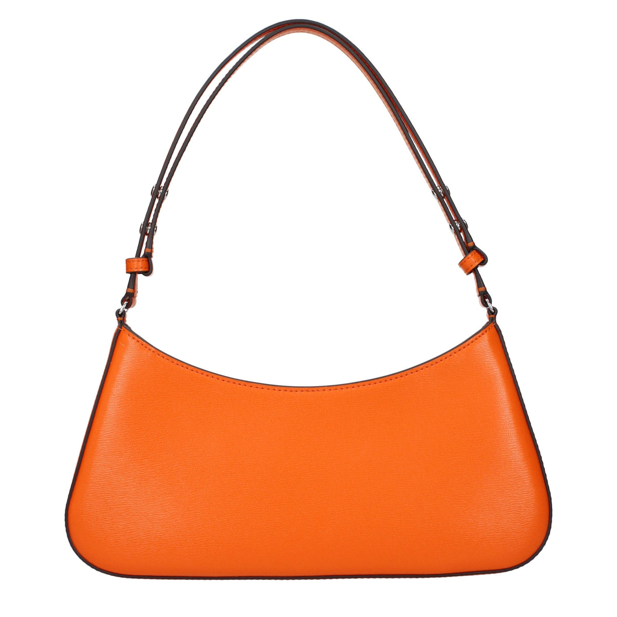 Orange Tory Burch skuldertaske i læder
