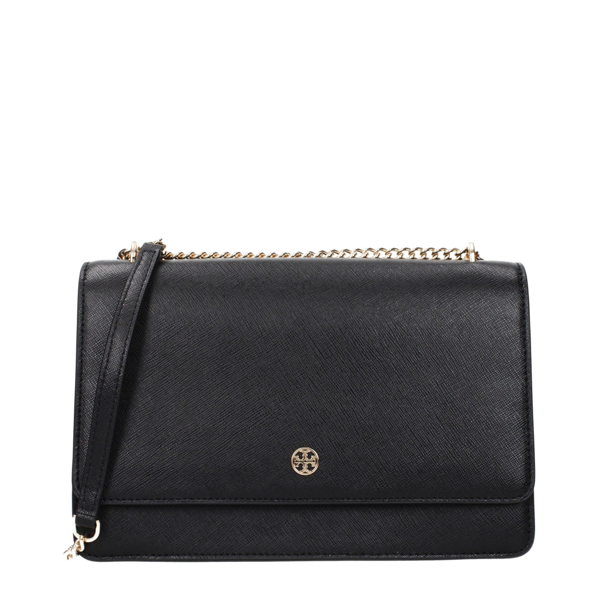 Sort Tory Burch crossbodytaske i læder