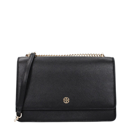 Sort Tory Burch crossbodytaske i læder