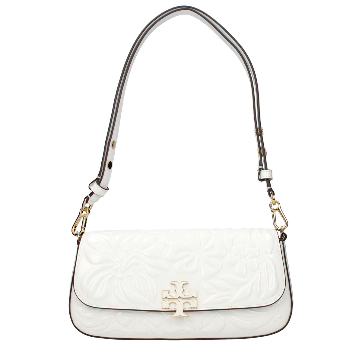 Hvid Tory Burch håndtaske i læder
