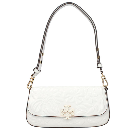 Hvid Tory Burch håndtaske i læder