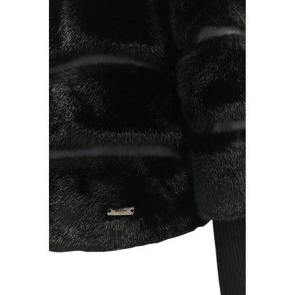 Sort Baldinini Trend polstret jakke i polyester