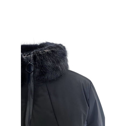 Blå Baldinini Trend nylonjakke til kvinder