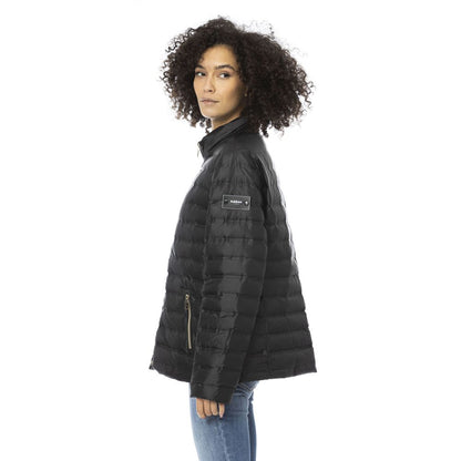 Baldinini Trend Black PU Women Jacket