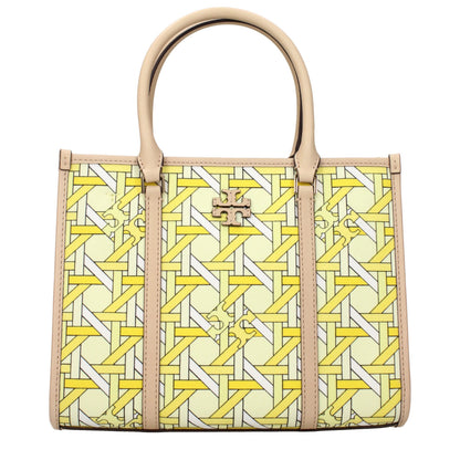 Gul Tory Burch håndtaske i tekstil