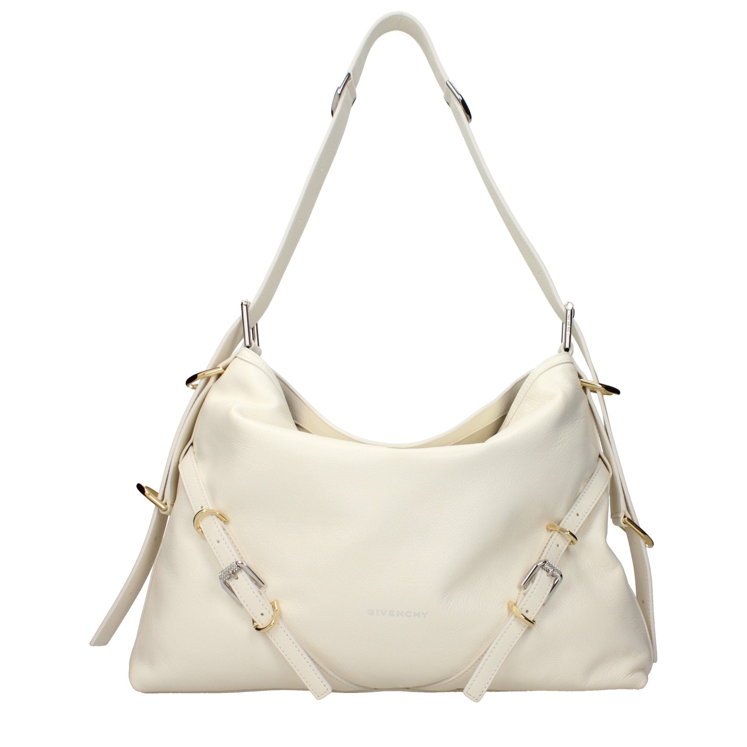 Beige Givenchy crossbodytaske i læder