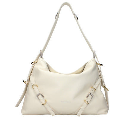 Beige Givenchy crossbodytaske i læder