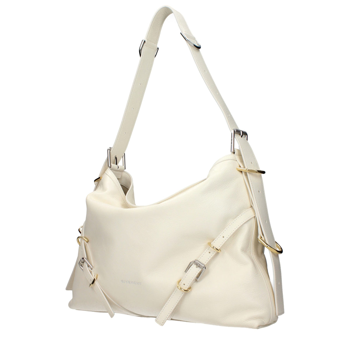 Beige Givenchy crossbodytaske i læder