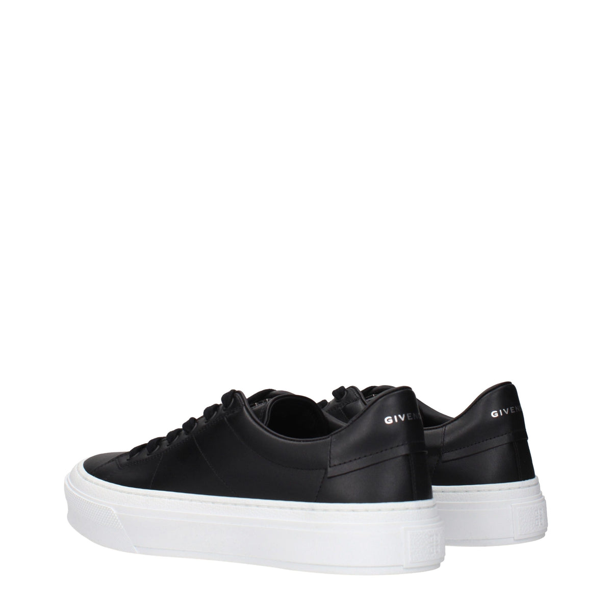 Sorte Givenchy lavtop-sneakers i læder