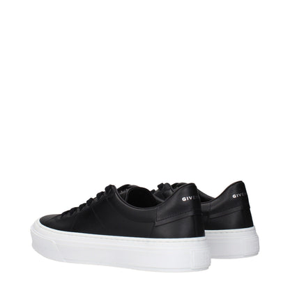 Sorte Givenchy lavtop-sneakers i læder