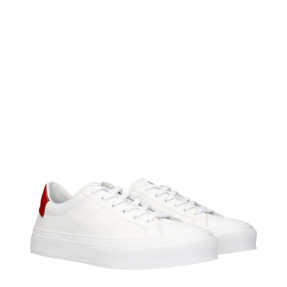 Hvide Givenchy lædersneakers