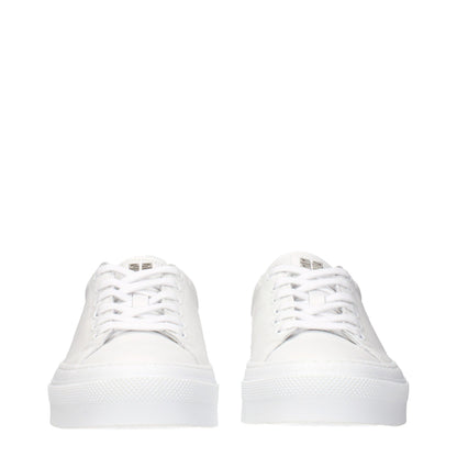 Hvide Givenchy lædersneakers