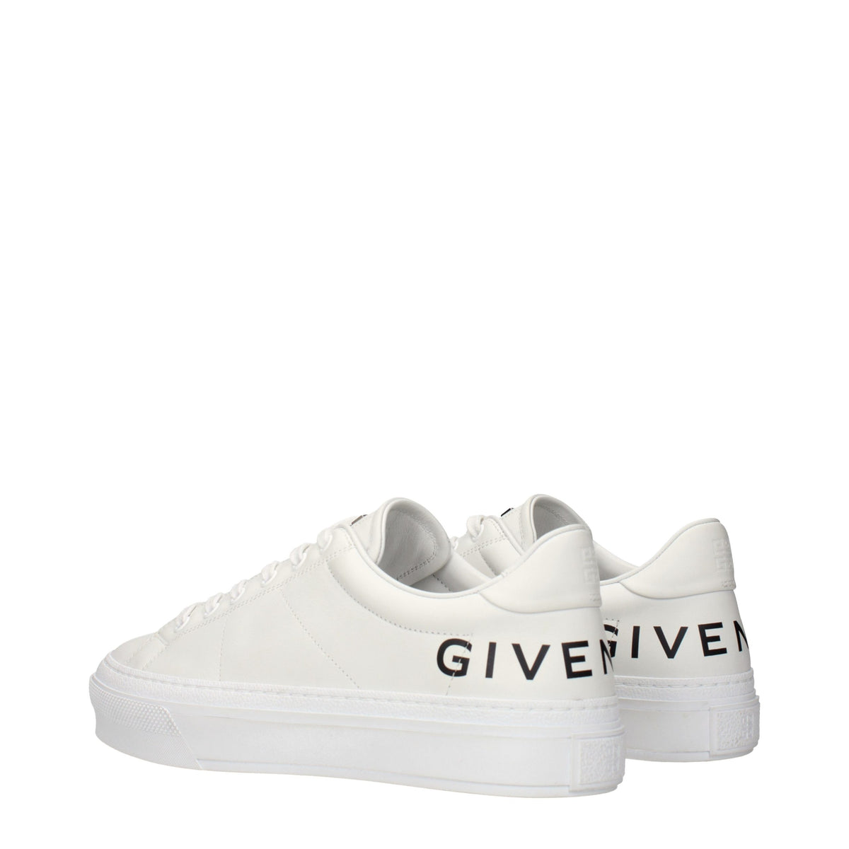 Hvide Givenchy sneakers i læder