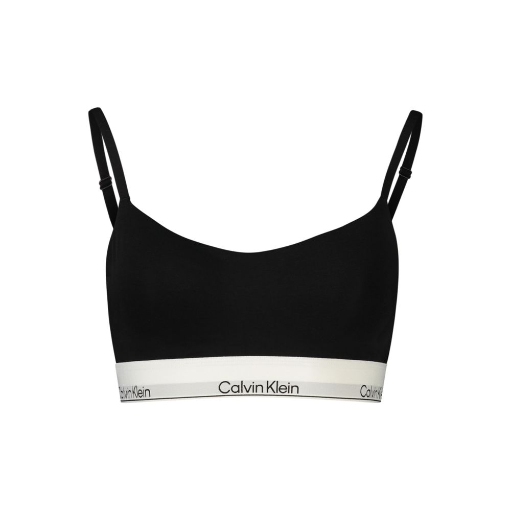 Sort Calvin Klein bralette i bomuld, modal og elastan