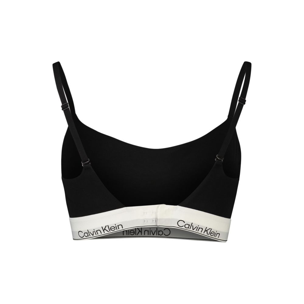Sort Calvin Klein bralette i bomuld, modal og elastan