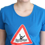 Moschino Chic Triangle Graphic Cotton Tee