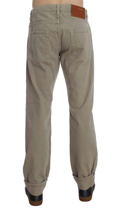 Beige ACHT jeans i bomuld