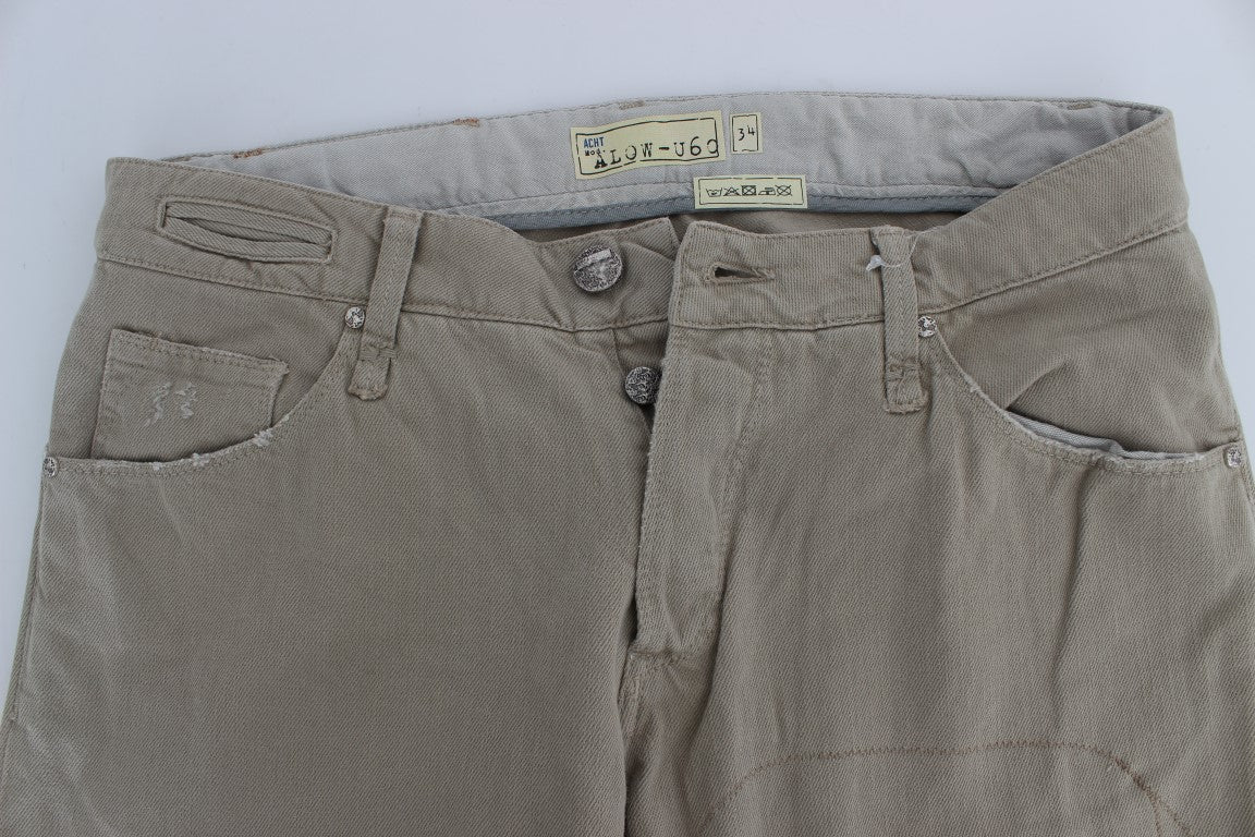 Beige ACHT jeans i bomuld