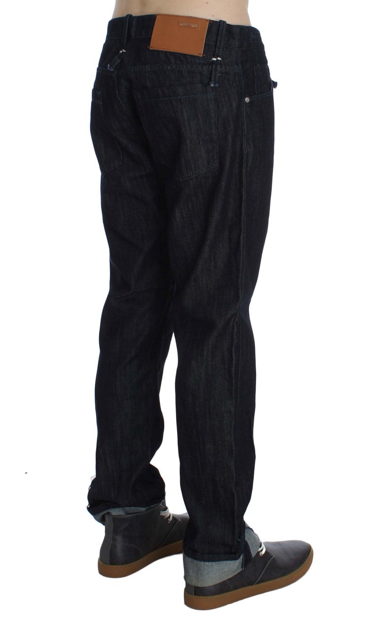 Blå ACHT jeans i bomuld med lige ben