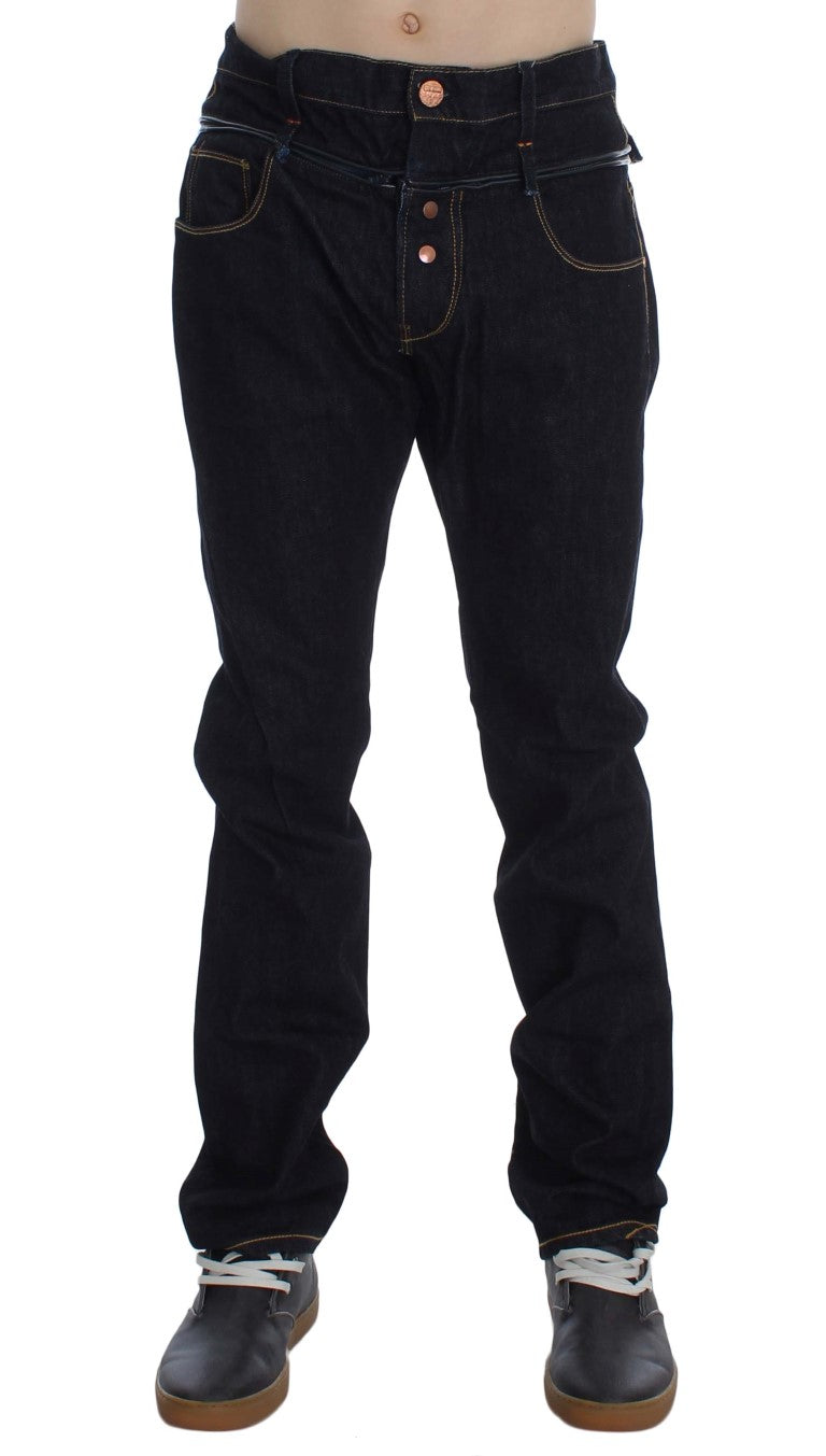 Blå ACHT-jeans i bomuld med normal pasform og lige ben