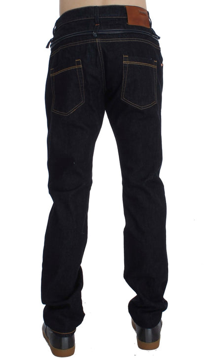Blå ACHT-jeans i bomuld med normal pasform og lige ben