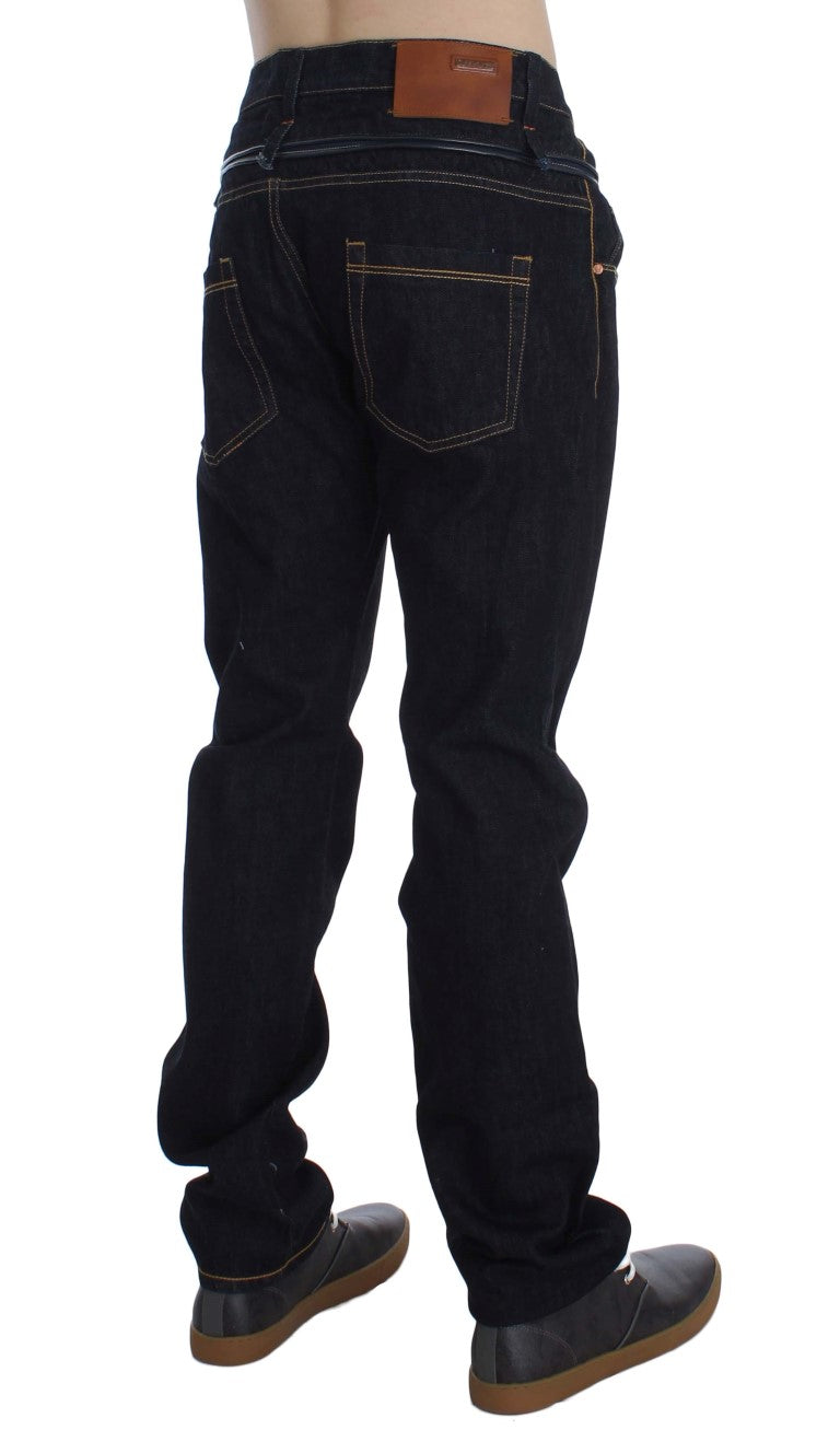 Blå ACHT-jeans i bomuld med normal pasform og lige ben