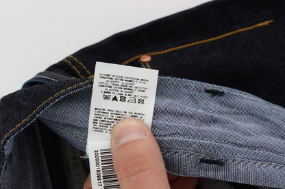 Blå ACHT-jeans i bomuld med normal pasform og lige ben