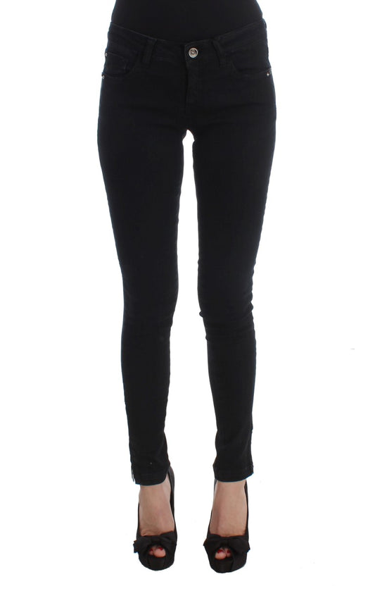 Sorte CoSTUME NATIONAL C’N’C slim fit-jeans i bomuld