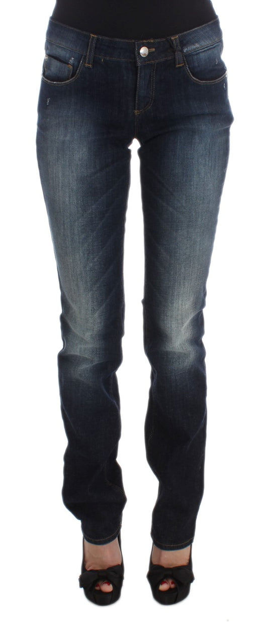 Blå CoSTUME NATIONAL C’N’C bootcut-jeans i bomuld