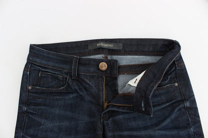 Mørkeblå Ermanno Scervino skinny jeans i bomuld og elastan