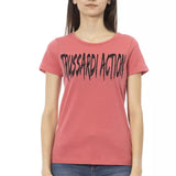 Trussardi Action Multicolor Cotton Women T-Shirt