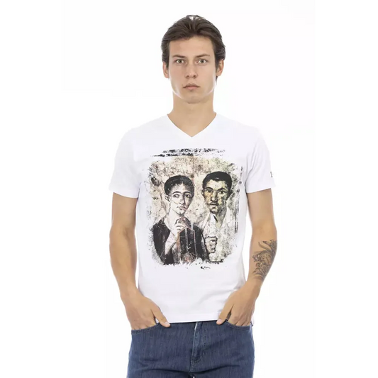 Trussardi Action White Cotton T-Shirt
