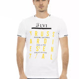 Trussardi Action White Cotton Men T-Shirt
