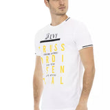 Trussardi Action White Cotton Men T-Shirt