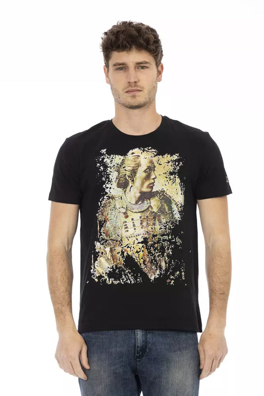 Trussardi Action Black Cotton Men's T-Shirt