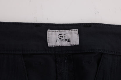GF Ferre blå chinos i bomuld med stretch
