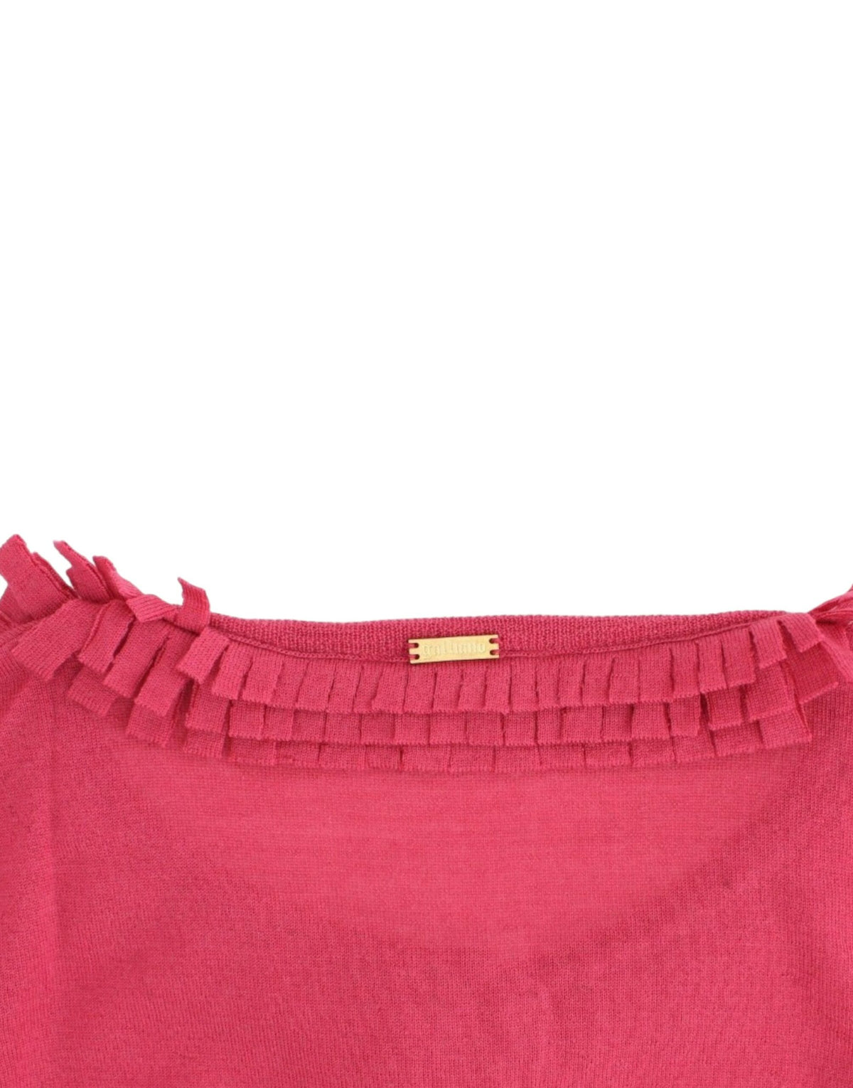 John Galliano pink cardigan i uld