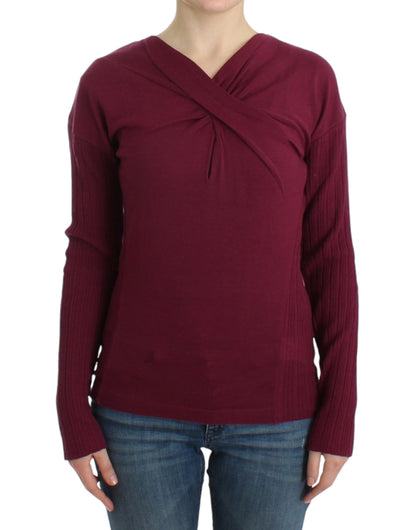 Class Roberto Cavalli lilla striksweater i jomfruuld
