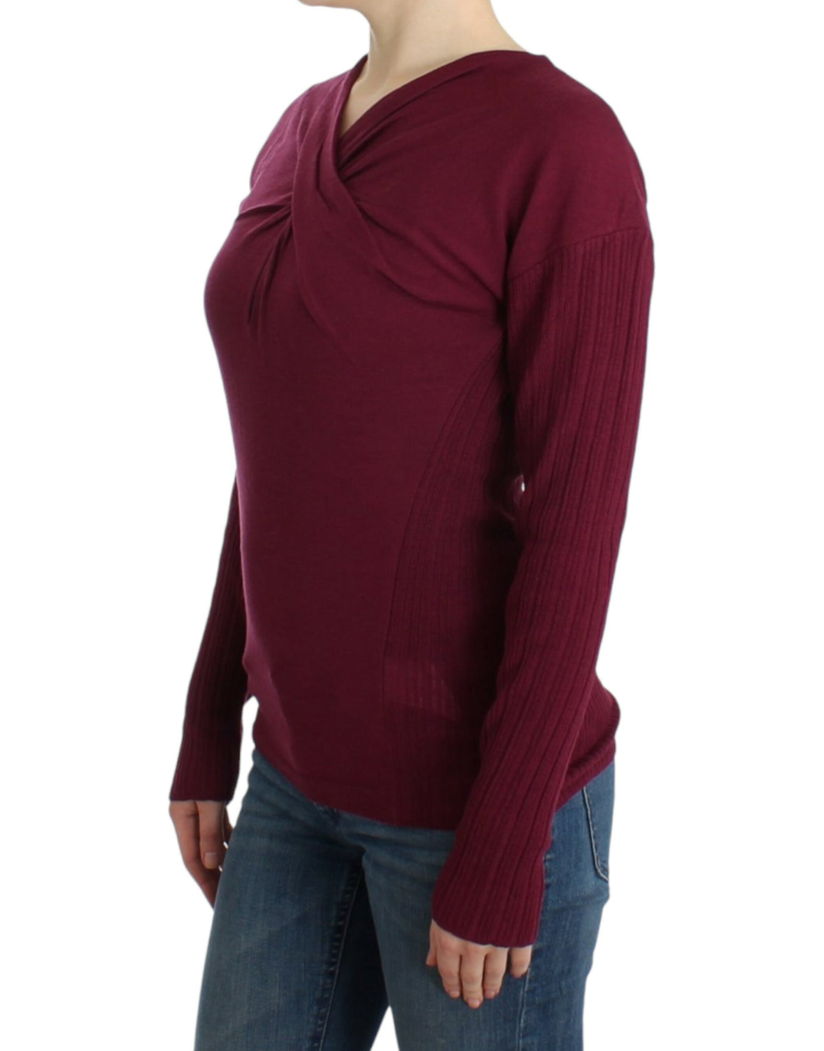 Class Roberto Cavalli lilla striksweater i jomfruuld
