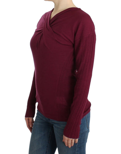 Class Roberto Cavalli lilla striksweater i jomfruuld