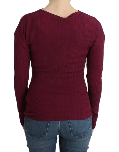 Class Roberto Cavalli lilla striksweater i jomfruuld