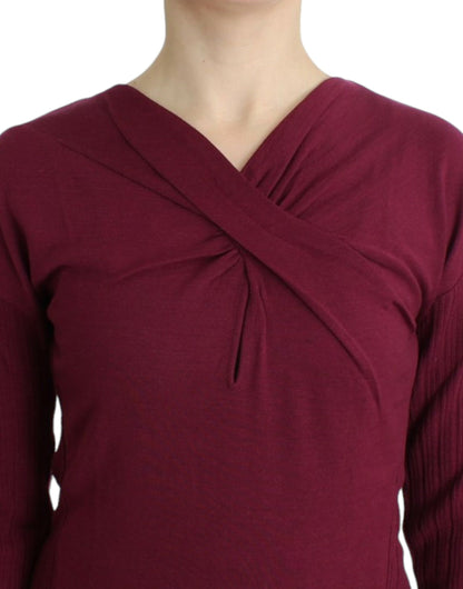 Class Roberto Cavalli lilla striksweater i jomfruuld