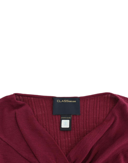 Class Roberto Cavalli lilla striksweater i jomfruuld