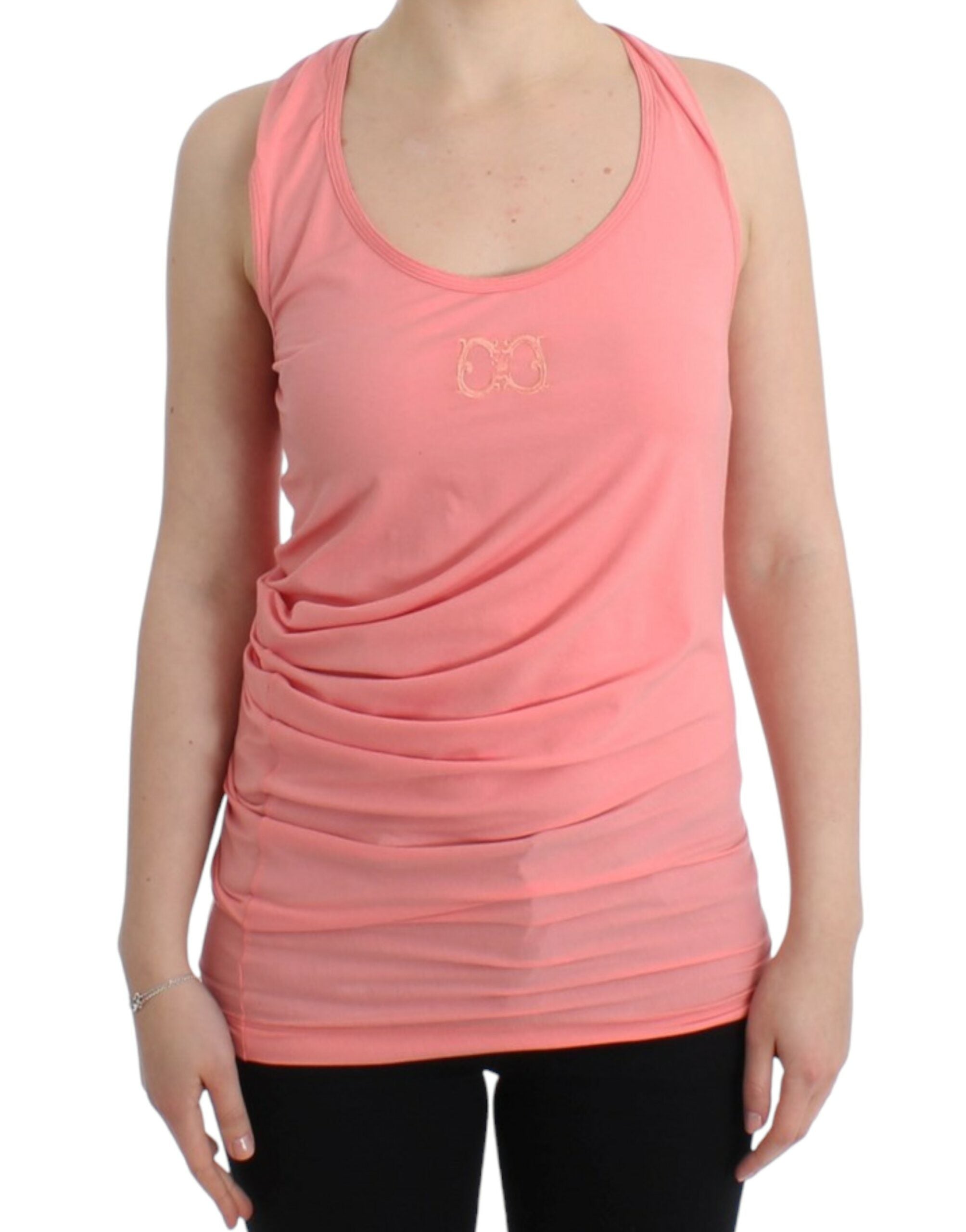 Class Roberto Cavalli pink tanktop i bomuld og elastan