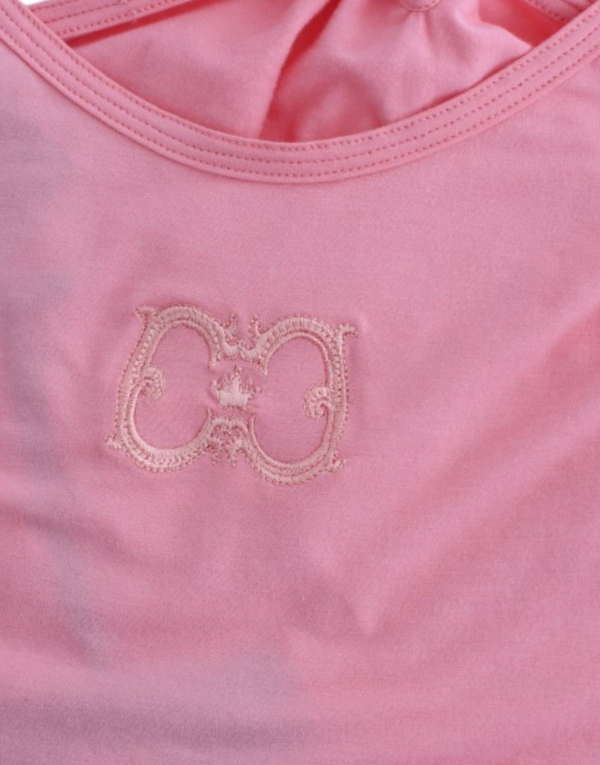 Class Roberto Cavalli pink tanktop i bomuld og elastan