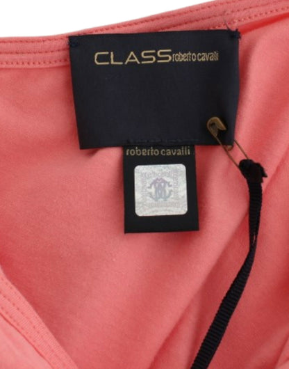 Class Roberto Cavalli pink tanktop i bomuld og elastan