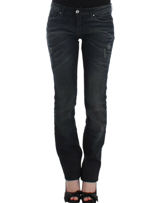 Blå C’N’C Costume National superskinny jeans i bomuld og elastan